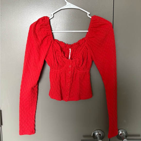 Free People Ladybug Long Sleeve Top (XS) - Picture 3 of 5